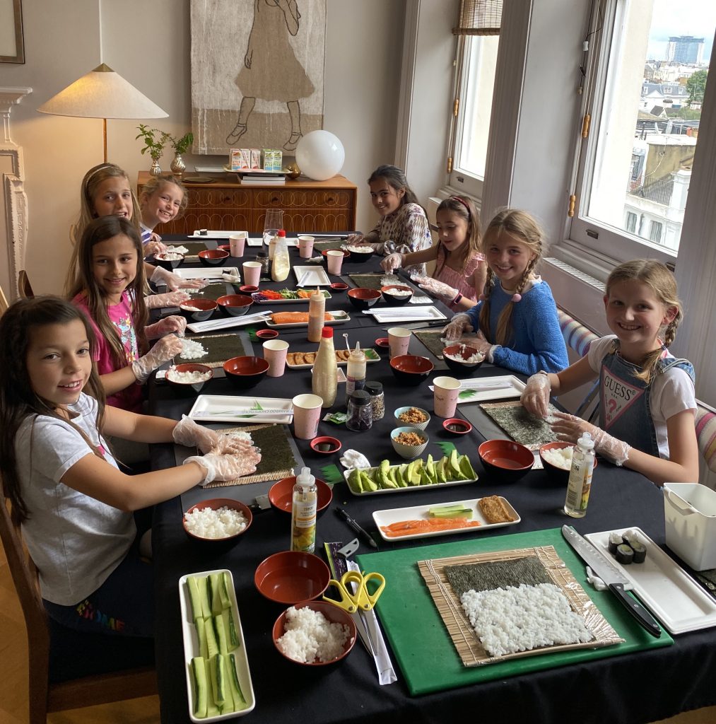 Children's Sushi Making Party