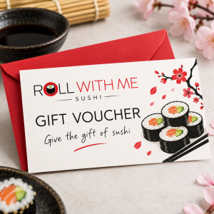 Roll With Me Sushi gift voucher – sushi gift experience