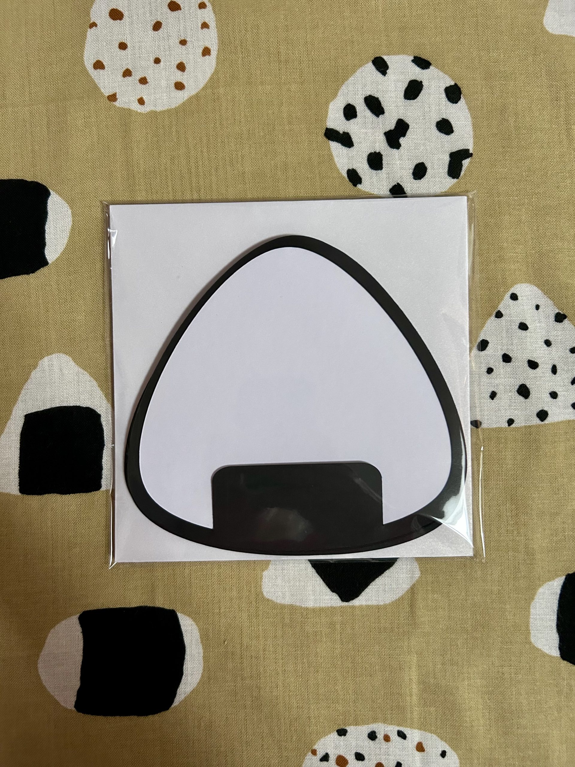 Kawaii Cute Onigiri Sushi Design Notecards - six blank cards - Image 6